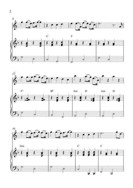 Raindrops Keep Fallin On My Head English Horn Solo And Piano Accompaniment Page 2