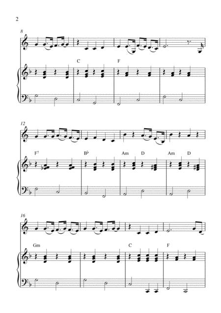 Raindrops Keep Fallin On My Head For Horn In F Solo And Piano Accompaniment Page 2