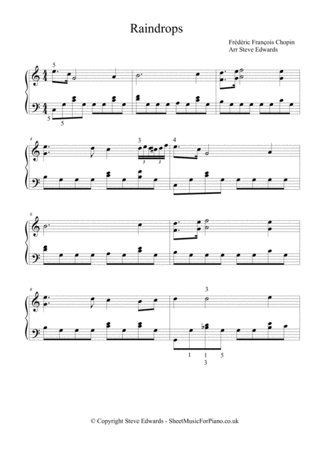 Raindrops Prelude Op 28 No 15 Page 2