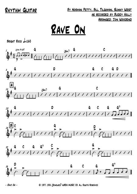 Rave On 8 Piece Rock Band Page 2