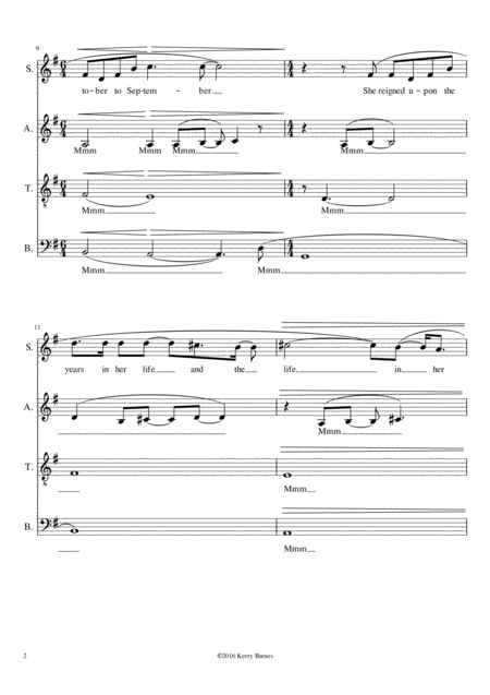 Requiem For Jane Choral Work For Chamber Choir For Satb Page 2