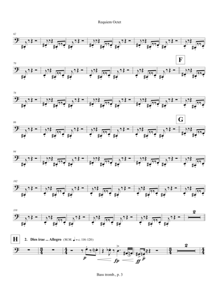 Requiem Octet In Memoriam Gunther Schuller 2015 For Flute Clarinet 2 Bassoons 2 Trumpets 2 Trombones Bass Trombone Part Page 2