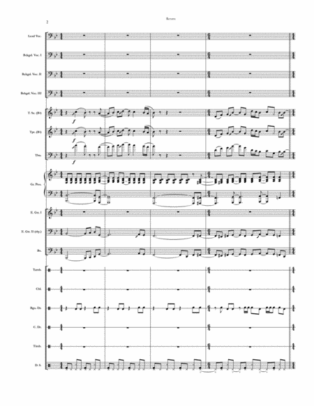 Reruns Chicago Full Score Set Of Parts Page 2