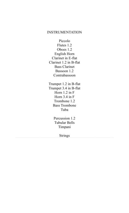 Rhapsody For Orchestra 2020 Version Score Parts Page 2