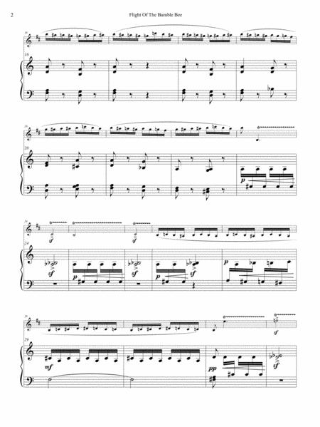 Rimsky Korsakov Flight Of The Bumble Bee For Clarinet And Piano Arr Seunghee Lee Page 2