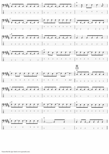 Rock It Prime Jive Queen John Deacon Complete And Accurate Bass Transcription Whit Tab Page 2