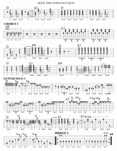 Rock This Town Guitar Tab Page 2