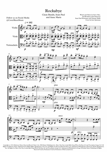 Rockabye String Trio Page 2