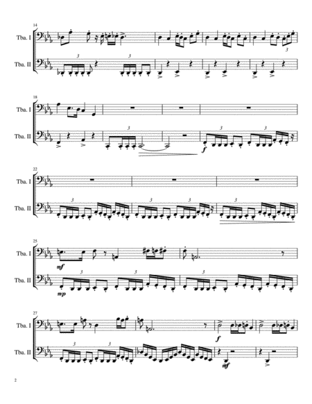 Rogue One The Imperial Suite For Tuba Duet Page 2