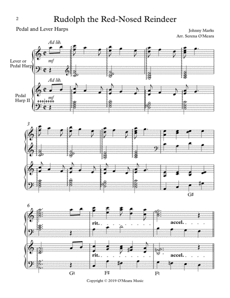 Rudolph The Red Nosed Reindeer Score Parts Page 2