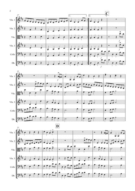 Sailors Hornpipe For String Orchestra Page 2