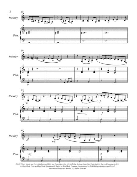 Santa Baby Easy Piano And Alto Sax Page 2