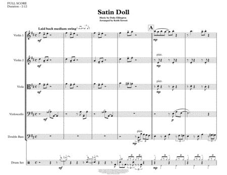 Satin Doll For String Orchestra Jazz For Just 5 Series Page 2