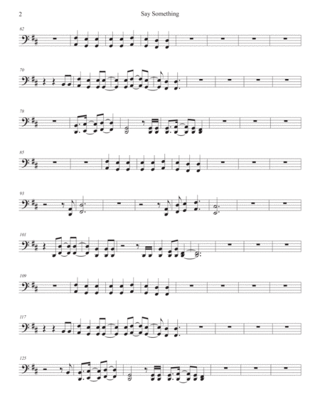 Say Something Cello Original Key Page 2