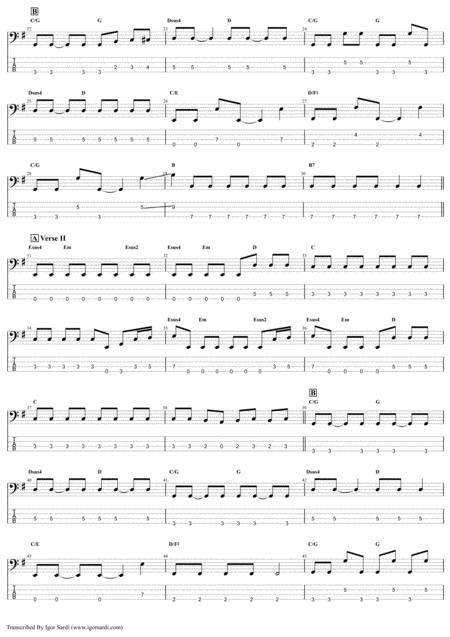 Scandal Queen John Deacon Complete And Accurate Bass Transcription Whit Tab Page 2