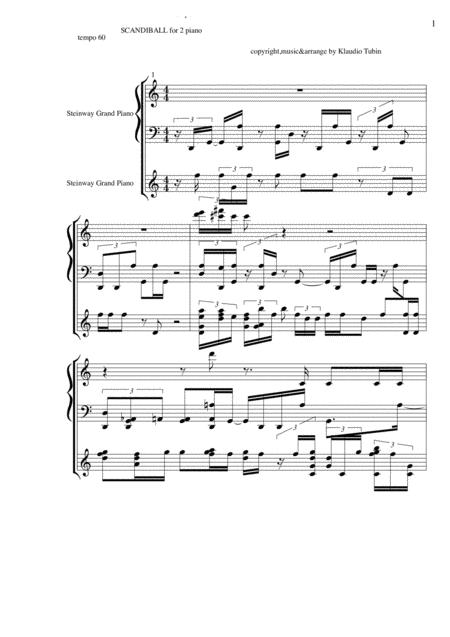 Scandiball For 2 Piano Page 2