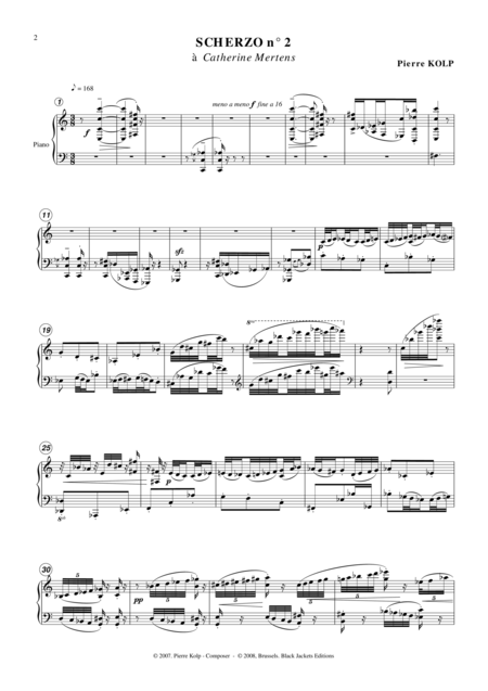 Scherzo 2 For Piano Page 2