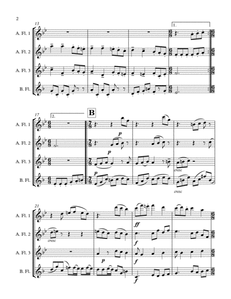 Scherzo For Low Flutes Page 2