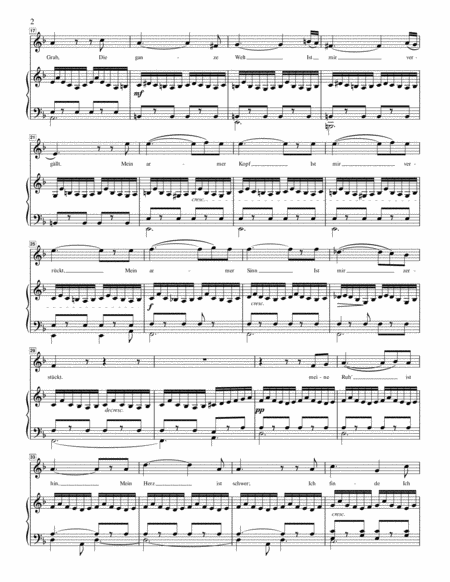 Schubert Gretchen Am Spinnrade High Voice In D Minor Page 2