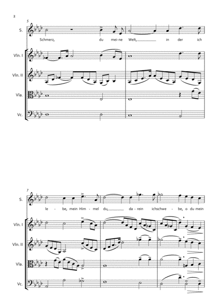 Schumann Widmung A Flat Maj For Soprano And String Quartet Page 2