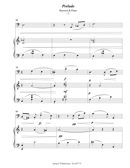 Scriabin Prelude Op 11 No 2 For Bassoon Piano Page 2