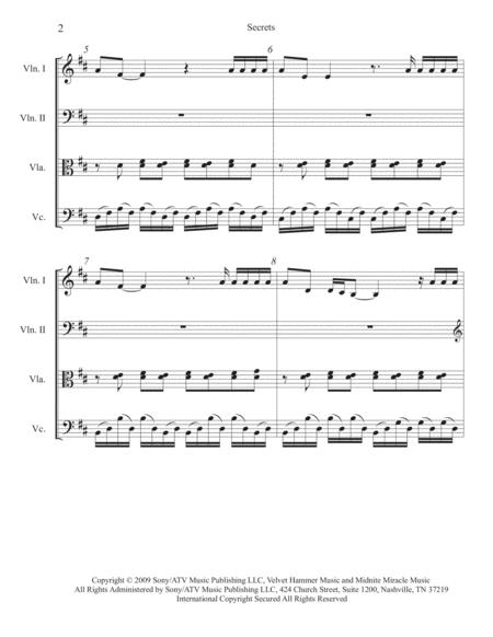 Secrets String Quartet Trio Page 2