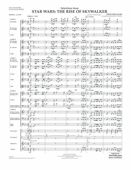 Selections From Star Wars The Rise Of Skywalker Conductor Score Full Score Page 2