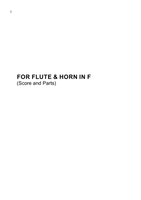 Senorita Sheet Music For Flute And Horn In F Score And Parts Page 2