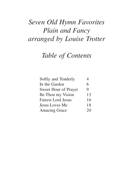 Seven Old Hymn Favorites Page 2