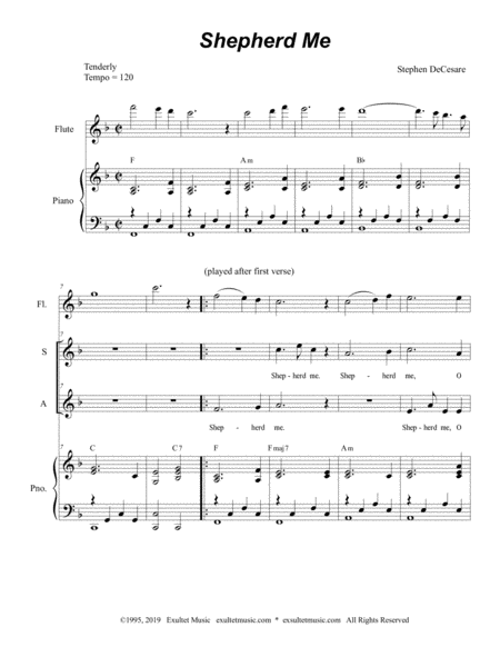 Shepherd Me Duet For Soprano And Alto Solo Page 2