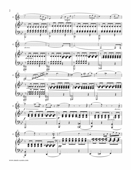 Shepherd On The Rock Alto Sax Clarinet And Piano Page 2