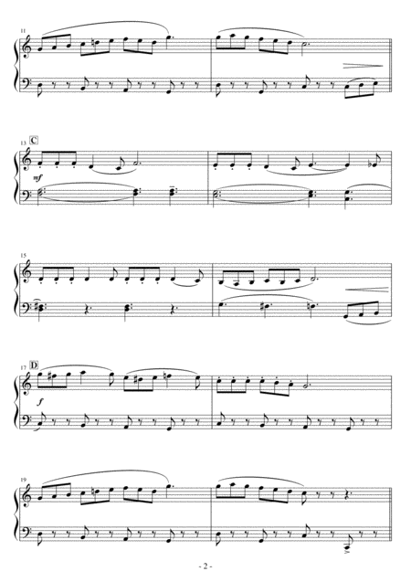 Short Ez Piano 271 Bibbidi Bobbidi Boo Put It Together From Walt Disneys Cinderella Page 2