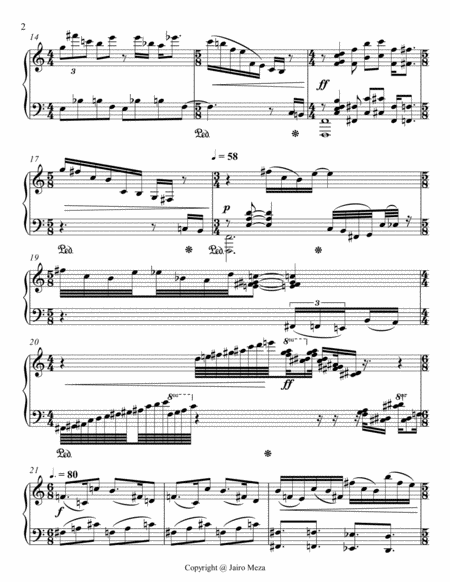 Short Walk Piece For Piano Page 2