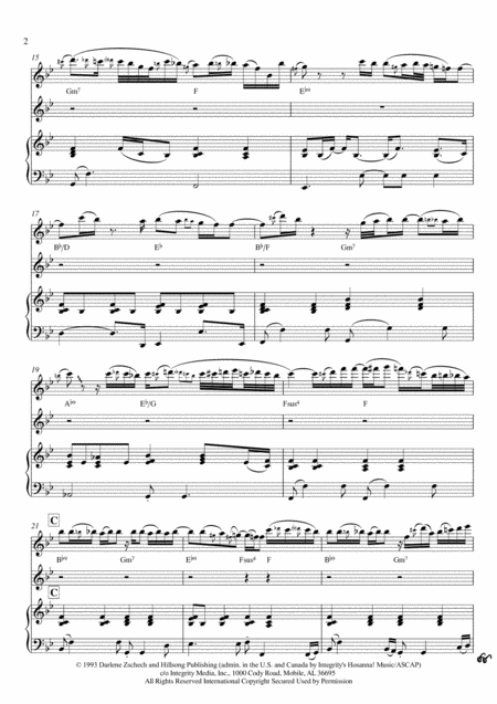 Shout To The Lord Piano Flute Guitar Chords Page 2