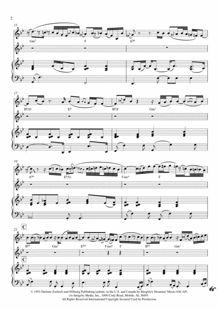 Shout To The Lord Piano Violin Guitar Chords Page 2