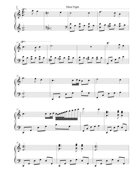 Silent Night Sheet Music Advanced Page 2