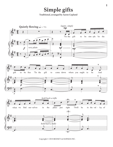 Simple Gifts G Major Page 2