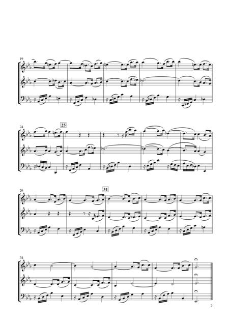 Sinfonia No 5 Bwv 791 For Two Violins Violoncello Page 2