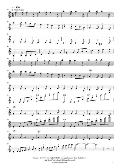 Sing Met Vreugde Sing Improvisasie Vir Pyporrel Page 2