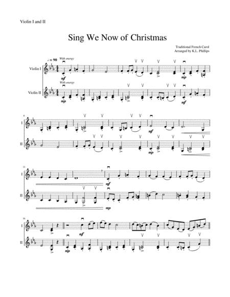 Sing We Now Of Christmas Violin Duet Page 2