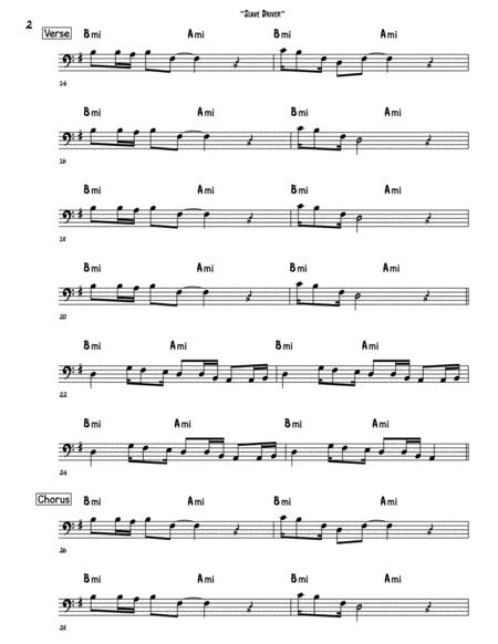 Slave Driver Bass Guitar Page 2