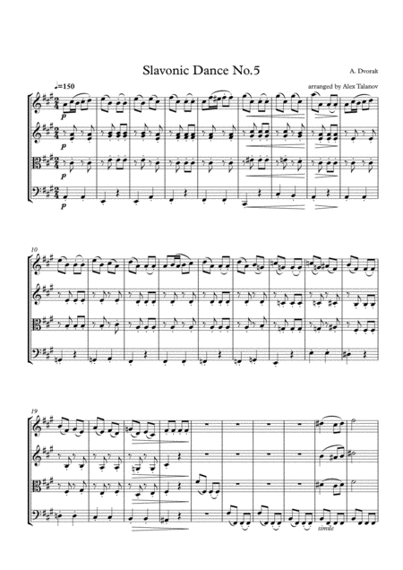 Slavonic Dances From No 5 8 Page 2