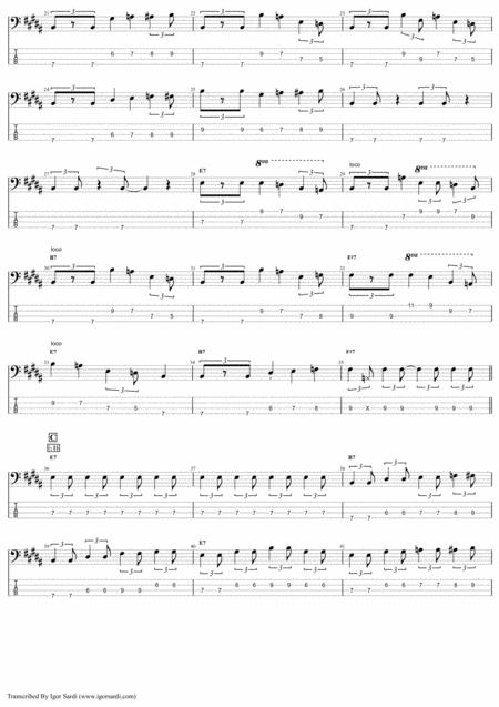 Sleeping On The Sidewalk Queen John Deacon Complete And Accurate Bass Transcription Whit Tab Page 2