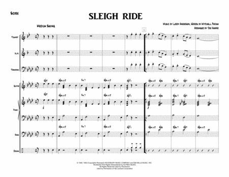 Sleigh Ride Jazz Combo Page 2