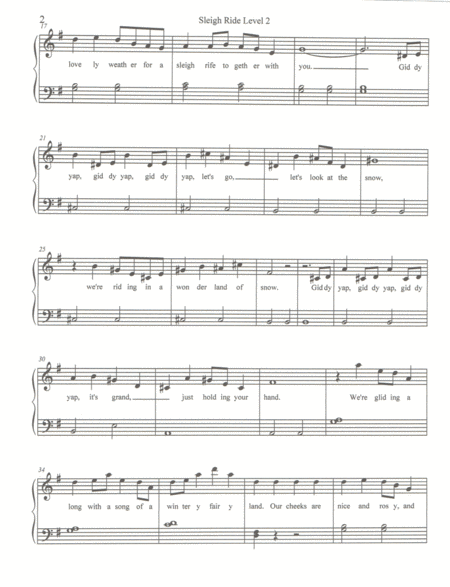 Sleigh Ride Level 2 Page 2