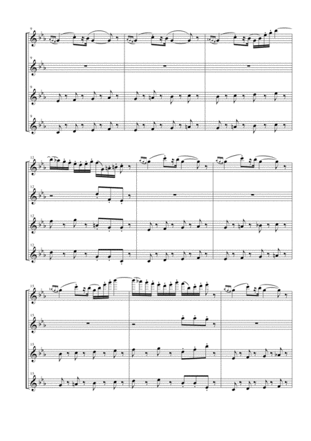 Smugglers March From Carmen Suite No 2 For Flute Quartet Page 2