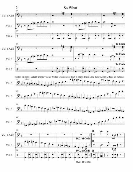 So What Cello Trio Page 2