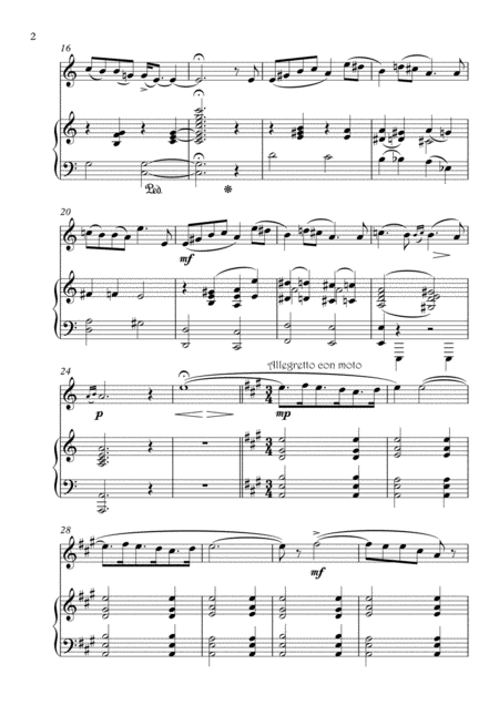 Solveigs Song Flute And Piano Grieg Peer Gynt Suite Page 2