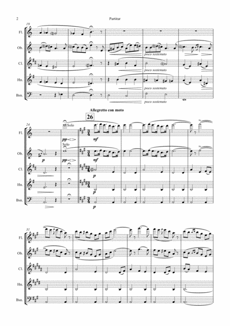 Solveigs Song From Peer Gynt Suite Wind Quintet Page 2