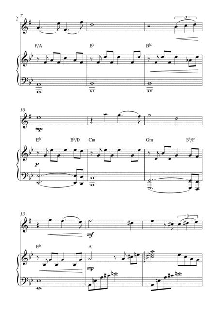 Somewhere In Time Alto Saxophone Solo And Piano Accompaniment Page 2